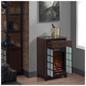 Bell'O Wine Cabinet with Infinity Electric Fireplace sold separately, , hires