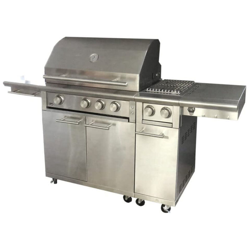 Xo XLT Cart with Side Burners - Stainless Steel, , hires