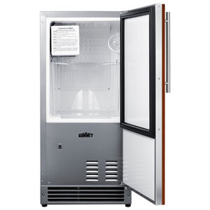 Summit 15 in. Built-In Undercounter Ice Maker with 22 lb. Ice Storage - Custom Panel Ready, , hires