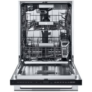 JennAir Rise 24 in. Top Control Flush-Mount Dishwasher with 38 dBa Sound Level & 3rd-Rack - Stainless Steel, , hires