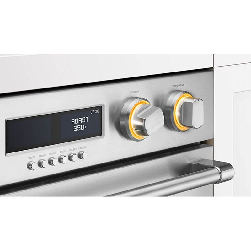 Fisher Paykel Pro Series 7 30 in. 8.2 cu. ft. Top Control Electric Double Wall Oven with True European Convection - Stainless Steel, , hires