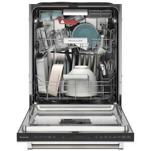 KitchenAid 24 in. Top Control Dishwasher with 39 dBa Sound Level & 3rd-Rack - Stainless Steel with PrintShield Finish, Stainless Steel with PrintShield Finish, hires