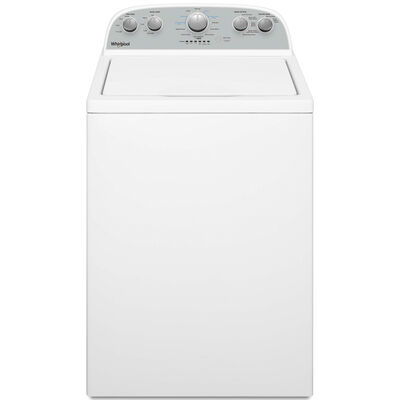 Whirlpool 27.5 in. 3.8 cu. ft. Top Load Washer with Soil Level Selection - White | WTW4950HW