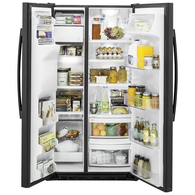Ge side by side best sale fridge