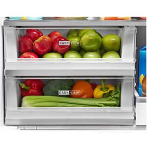 Whirlpool 36 in. 21.9 cu. ft. Smart Counter Depth 4-Door French Door Refrigerator with Ice & Water Dispenser - Black Stainless, , hires