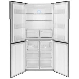 Haier 33 in. 16.8 cu. ft. Counter Depth 4-Door French Door Refrigerator - Stainless Steel, , hires