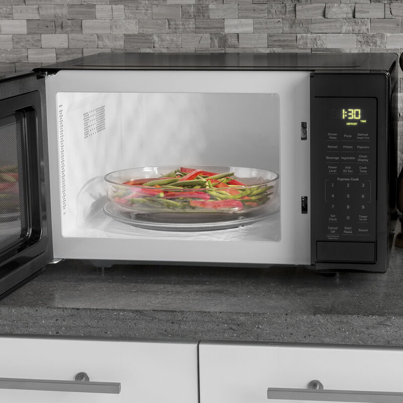 GE 17 in. 0.7 cu. ft. Countertop Microwave - White, White, hires