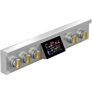 Monogram Statement Series 36 in. 5.7 cu. ft. Smart Air Fry True European Convection Dual Fuel Range with 4 Sealed Burners & Griddle - Stainless Steel, , hires