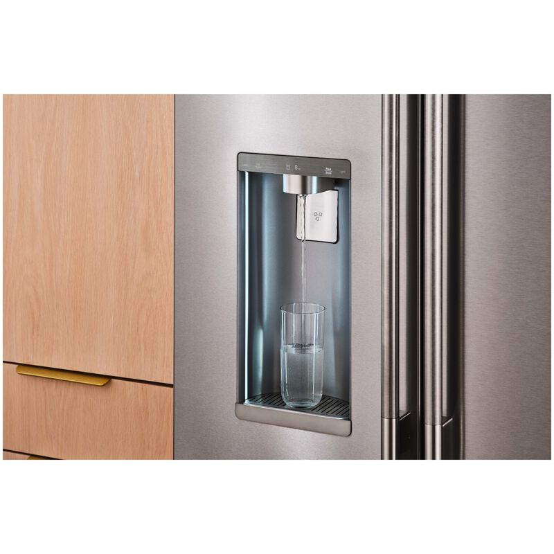 KitchenAid 36 in. 23.1 cu. ft. Smart Counter Depth French Door Refrigerator with Ice & Water Dispenser - Fingerprint Resistant Stainless Steel, , hires