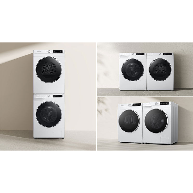 Samsung 24 in. 2.5 cu. ft. Front Loading Washer with 24 Wash Programs, 13 Wash Options, Sanitize Cycle & Self Clean - White, , hires