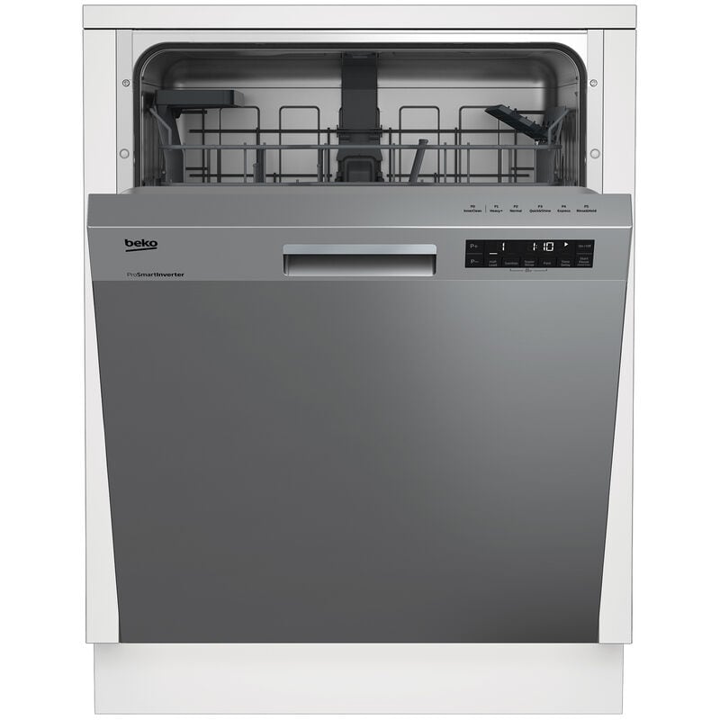Beko 24 in. BuiltIn Dishwasher with Front Control, 48 dBA Sound Level, 14 Place Settings, 5