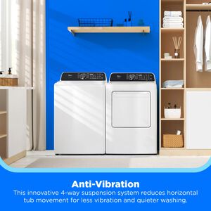 Midea 27 in. 4.5 cu. ft. Smart Top Load Washer - White, , hires