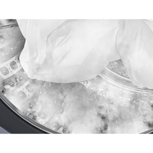 Samsung Bespoke 27 in. 5.3 cu. ft. Smart Stackable Front Load Washer with AI Home, AI OptiWash+, Sanitize & Steam Cycle - Ivory, , hires