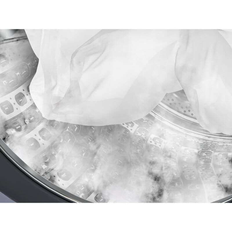 Samsung Bespoke 27 in. 5.3 cu. ft. Smart Stackable Front Load Washer with AI Home, AI OptiWash+, Sanitize & Steam Cycle - Ivory, , hires