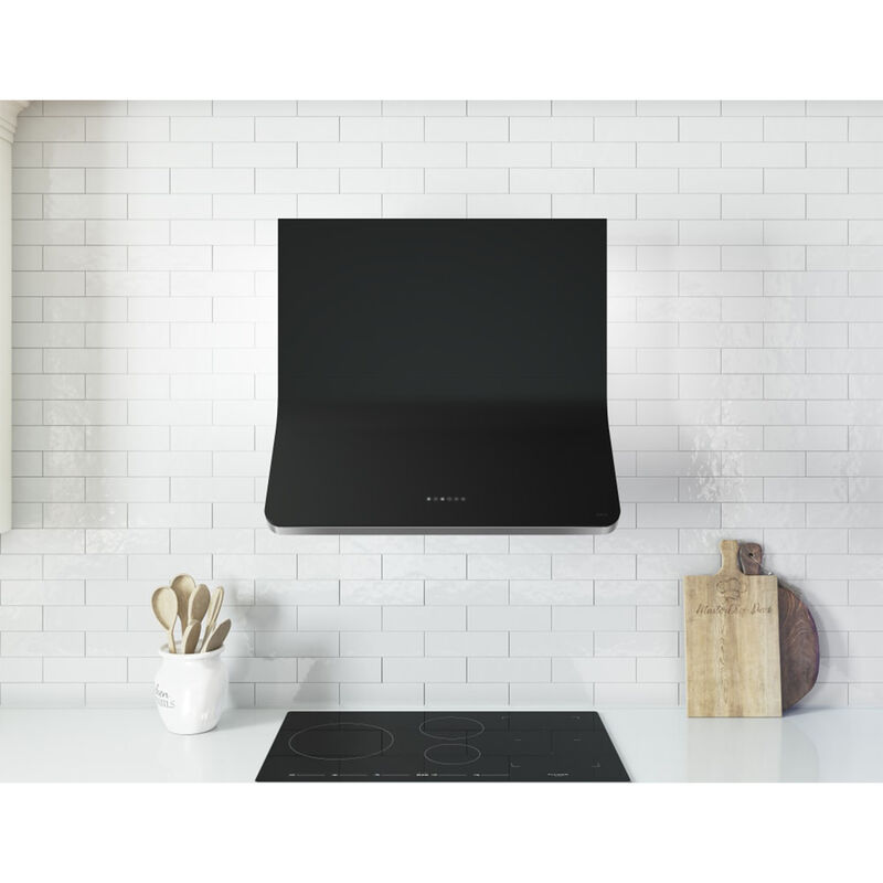 Zephyr Designer Collection 36 in. Unique Style Range Hood with 3 Speed Settings & 6 LED Lights - Matte Black, , hires