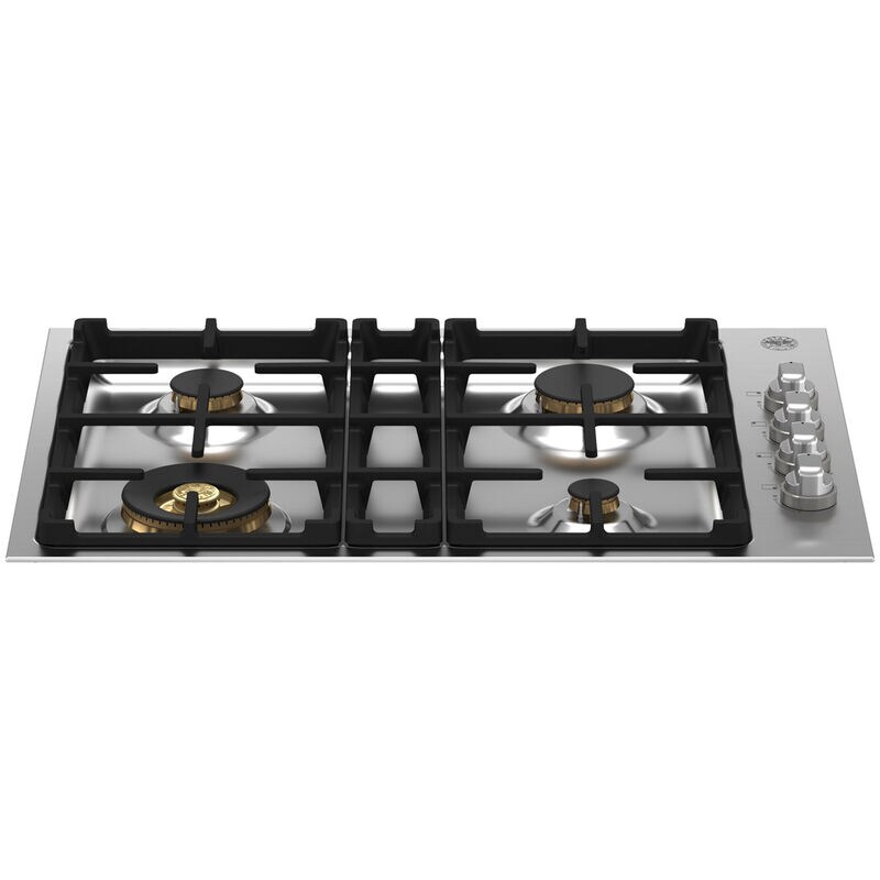 Bertazzoni Master Series 30 in. 4-Burner Natural Gas Cooktop with Simmer Burner & Power Burner - Stainless Steel, , hires