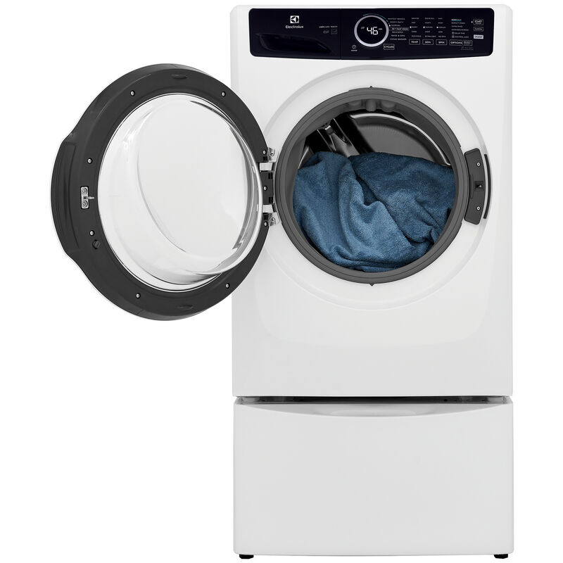 Electrolux 400 Series 27 in. 4.5 cu. ft. Stackable Front Load Washer with LuxCare Wash, Sanitize & Steam Cycle - White, White, hires