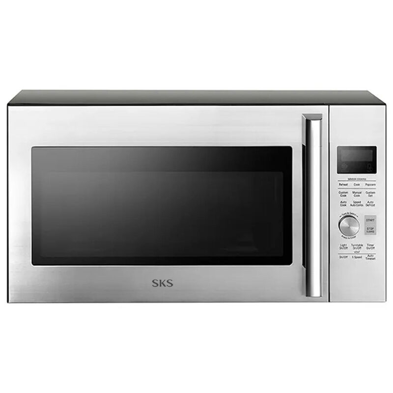 SKS 30 in. 1.7 cu. ft. 950W Smart Over-the-Range Microwave with 300 CFM, Convection & Sensor Cooking - Stainless Steel, , hires
