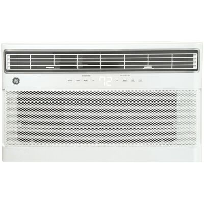 GE 12,000 BTU 230V Heat/Cool Smart Through-the-Wall Air Conditioner with Inverter, 3 Fan Speeds & Remote Control - Soft Gray | AJEQ12DCXWA