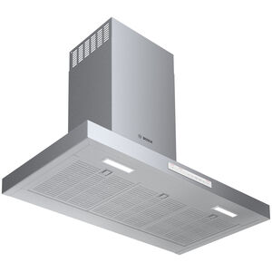 Bosch 500 Series 36 in. Smart Convertible Chimney Style Range Hood with 600 CFM, 4 Fan Speeds & 2 LED Lights - Stainless Steel, , hires
