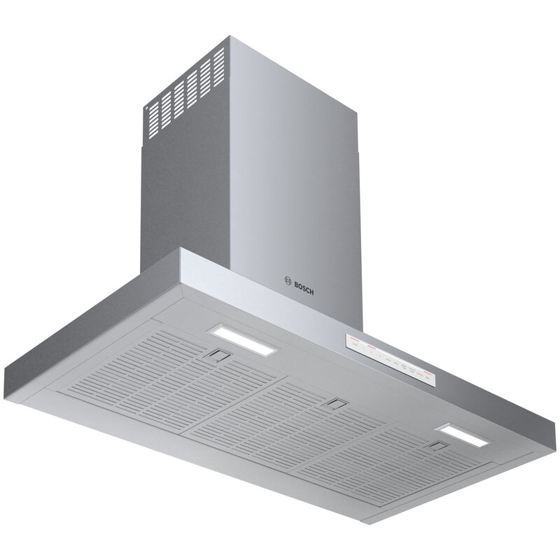 Bosch 500 Series 36 in. Smart Convertible Chimney Style Range Hood with 600 CFM, 4 Fan Speeds & 2 LED Lights - Stainless Steel, , hires
