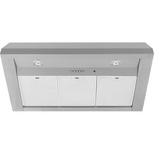 GE 30 in. Smart Convertible Canopy Pro Style Style Range Hood with 430 CFM, 4 Fan Speeds & 2 LED Lights - Stainless Steel, , hires