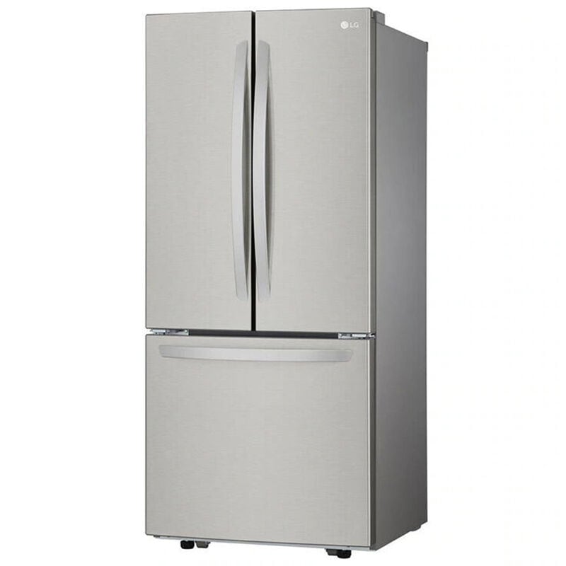 LG 30 in. 21.8 cu. ft. French Door Refrigerator with Ice Maker - Stainless Steel, Stainless Steel, hires