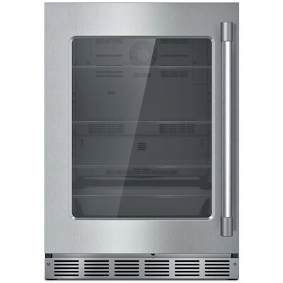Thermador 24 in. Built-In 5.2 cu. ft. Undercounter Refrigerator - Stainless Steel | T24UR925LS