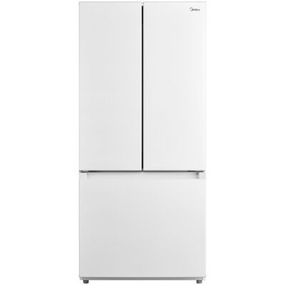 Midea 30 in. 18.4 cu. ft. French Door Refrigerator - White | MRF18B4AWW
