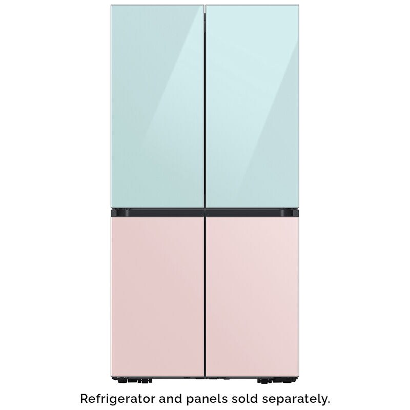 Samsung BESPOKE 4-Door Flex Top Panel for Refrigerators - Morning Blue Glass, , hires