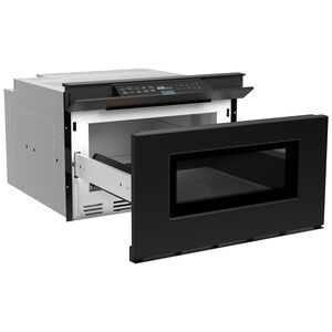 Sharp 24 in. 1.2 cu. ft. 950W Smart Drawer Microwave with Sensor Cooking - Black, , hires