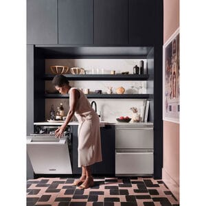 Signature Kitchen Suite 24 in. Top Control Smart Dishwasher with 40 dBa Sound Level, 3rd-Rack & Hybrid Condensing Drying - Stainless Steel, , hires