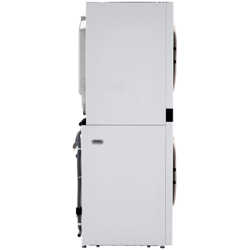 LG 27 in. WashTower with 4.5 cu. ft. Washer with 6 Wash Programs & 7.4 cu. ft. Electric Dryer with 6 Dryer Programs, Sensor Dry & Wrinkle Care - White, White, hires