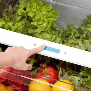 Midea 28 in. 14.2 cu. ft. Counter Depth Garage-Ready Top Freezer Refrigerator - Stainless Steel, Stainless Steel, hires