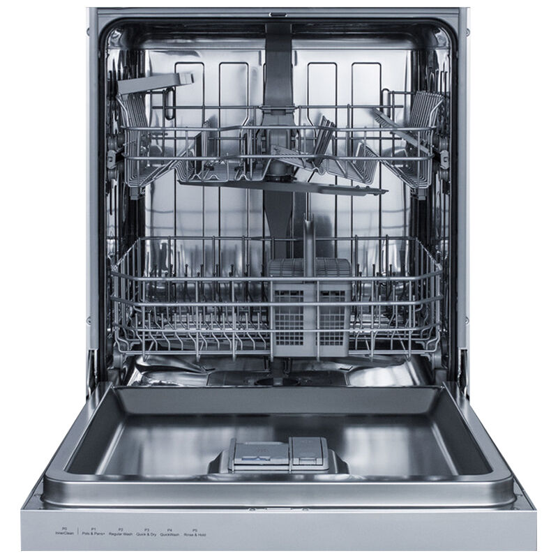 Summit 24 in. Built-In Dishwasher with Front Control, 49 dBA Sound Level, 12 Place Settings & 5 Wash Cycles - Stainless Steel, , hires