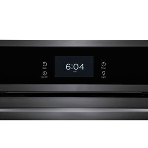 Frigidaire Gallery 27 in. 5.5 cu. ft. Steam Electric Microwave/Wall Oven Combo with True European Convection - Black Stainless, Black Stainless, hires