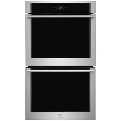 Electrolux 30 in. 10.6 cu. ft. Electric Smart Double Wall Oven with Standard Convection & Self Clean - Stainless Steel | ECWD3012AS