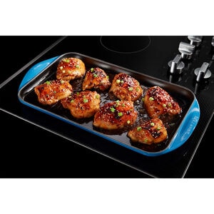 Maytag 36 in. 5-Burner Electric Cooktop with Power Burner, Reversible Grill & Griddle - Stainless Steel, , hires