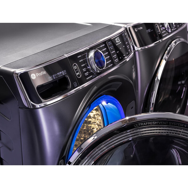 GE Profile 28 in. 7.8 cu. ft. Smart Stackable Electric Dryer with