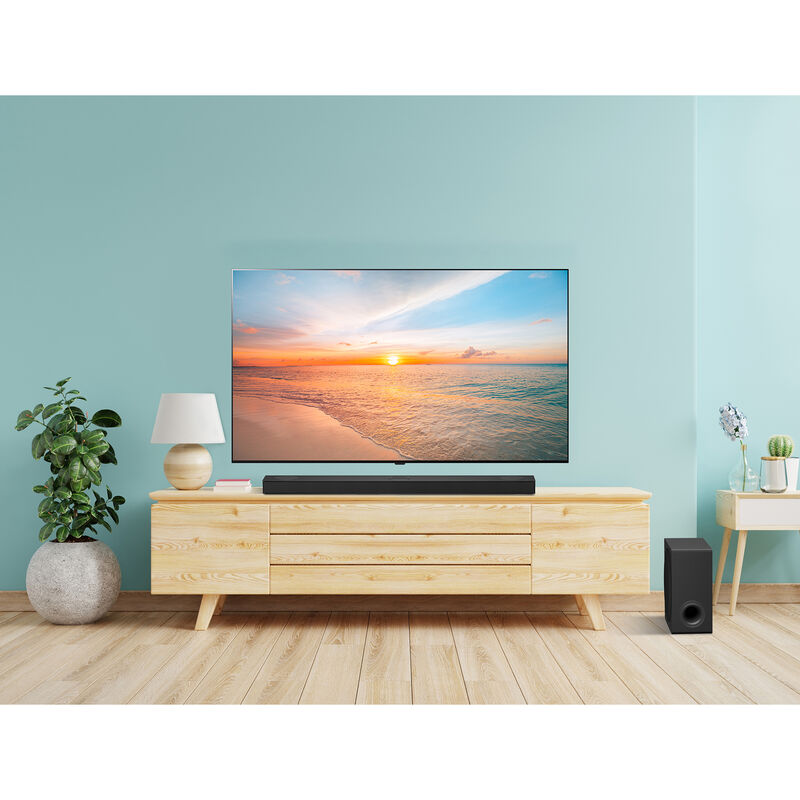 LG 5.1.3 Channel Dolby Atmos Bluetooth & Wi-Fi Soundbar with Wireless Rear Speakers & Subwoofer - Black, , hires