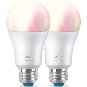 WiZ - Color and Tunable White A19 Smart Bulb (2-Pack), , hires