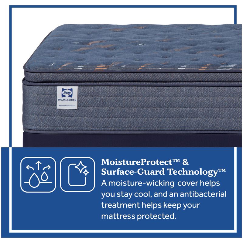 Sealy Warner Special Edition Plush Euro Top Innerspring Twin Size Mattress, , hires