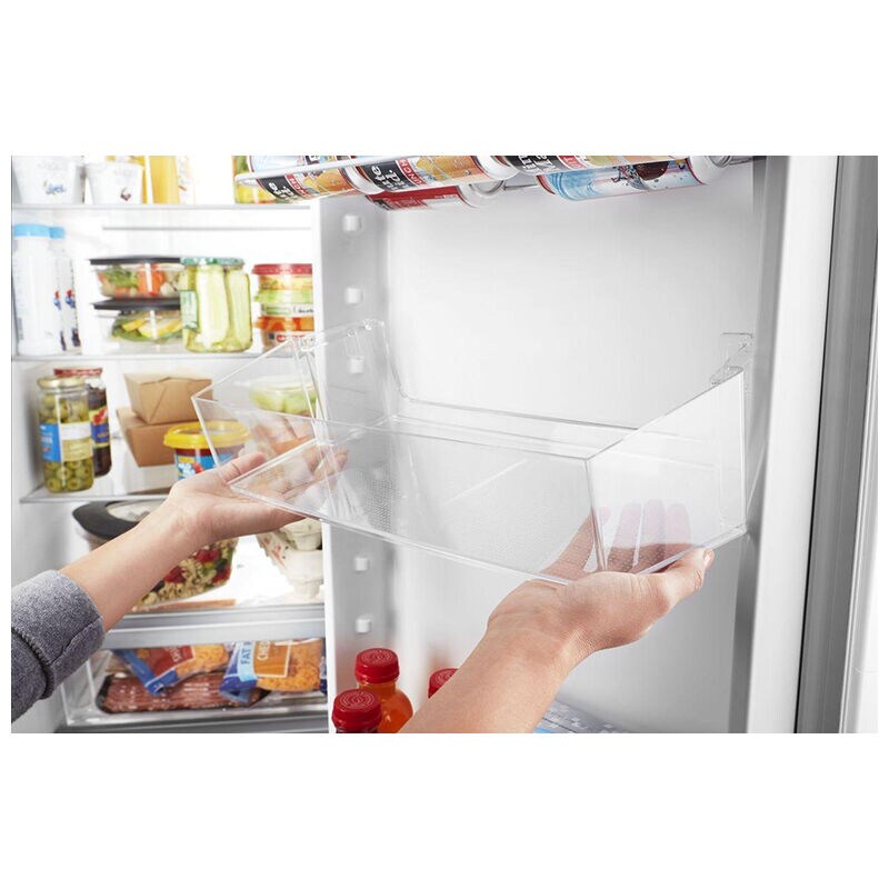 Whirlpool 36 in. 24.5 cu. ft. Side by Side Refrigerator with Ice & Water Dispenser - White, White, hires