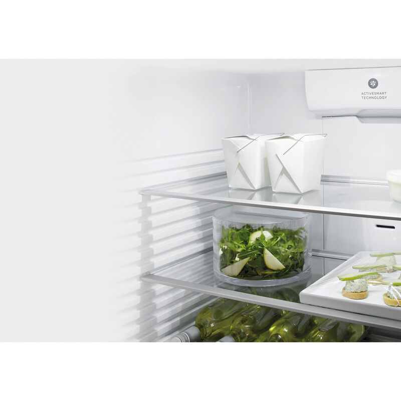 Fisher & Paykel Series 5 32 in. 17.1 cu. ft. Smart Counter Depth Bottom Freezer Refrigerator, Left Hinge - Stainless Steel, , hires