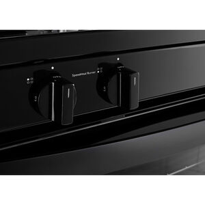Whirlpool 30 in. 5.1 cu. ft. Oven Freestanding Gas Range with 4 Sealed Burners - Black, , hires
