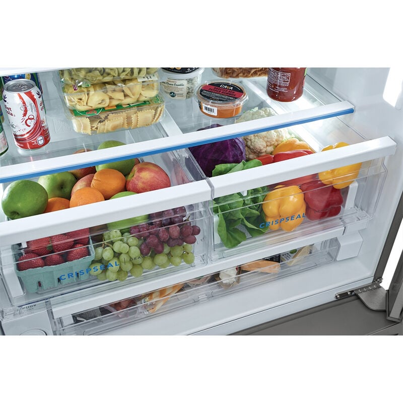 Frigidaire 36 in. 27.8 cu. ft. French Door Refrigerator with Ice & Water Dispenser - Stainless Steel, Stainless Steel, hires