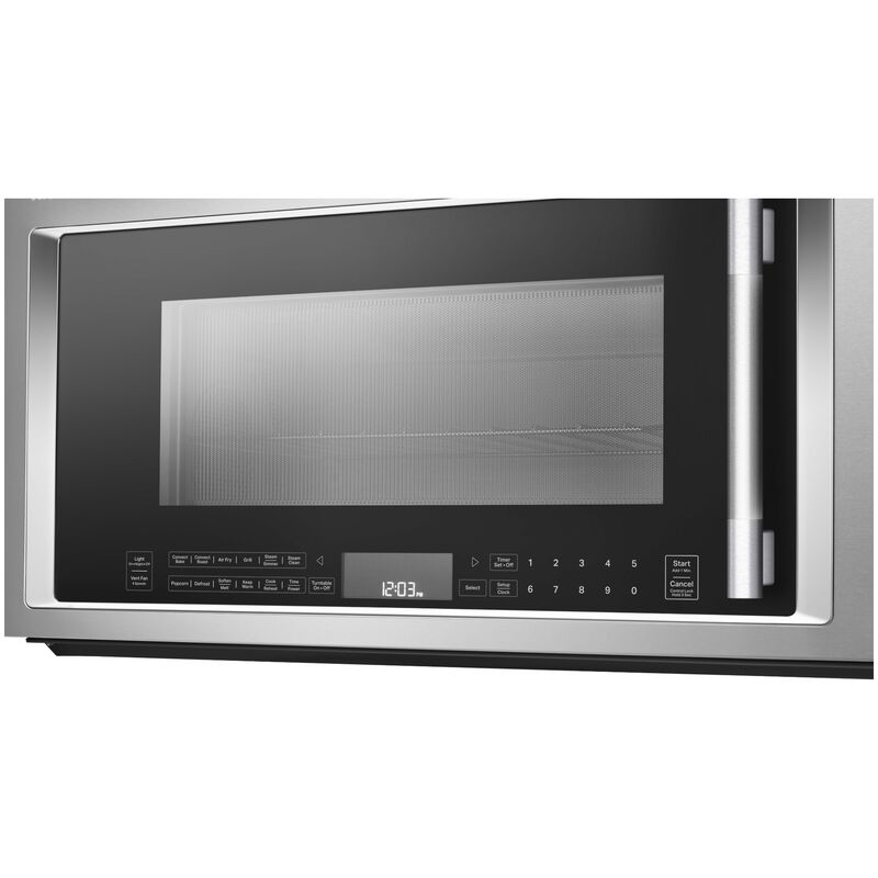 KitchenAid 30 in. 1.9 cu. ft. 1200W Over-the-Range Microwave with 400 CFM, Convection & Sensor Cooking - Stainless Steel, , hires