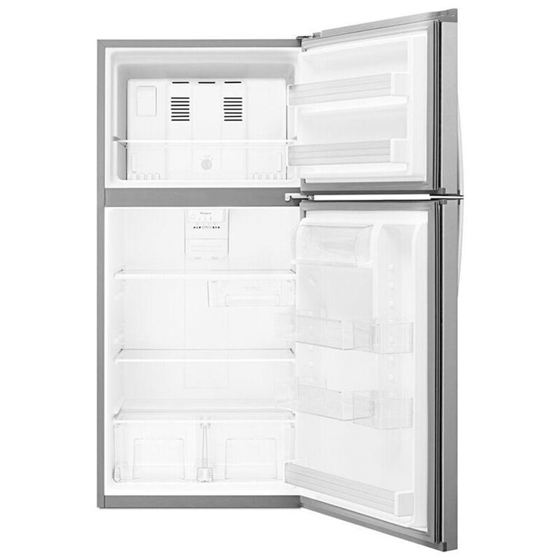 Whirlpool 30 in. 19.1 cu. ft. Top Freezer Refrigerator - Stainless Steel, Stainless Steel, hires