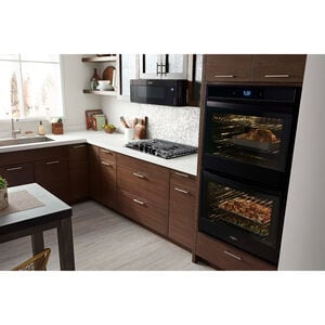 Whirlpool 30 in. 1.1 cu. ft. 1000W Low Profile Over-the-Range Microwave with 400 CFM - Black, Black, hires