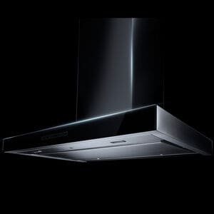 JennAir 30 in. Convertible Chimney Style Range Hood with 600 CFM, 4 Fan Speeds & 2 LED Lights - Stainless Steel, , hires